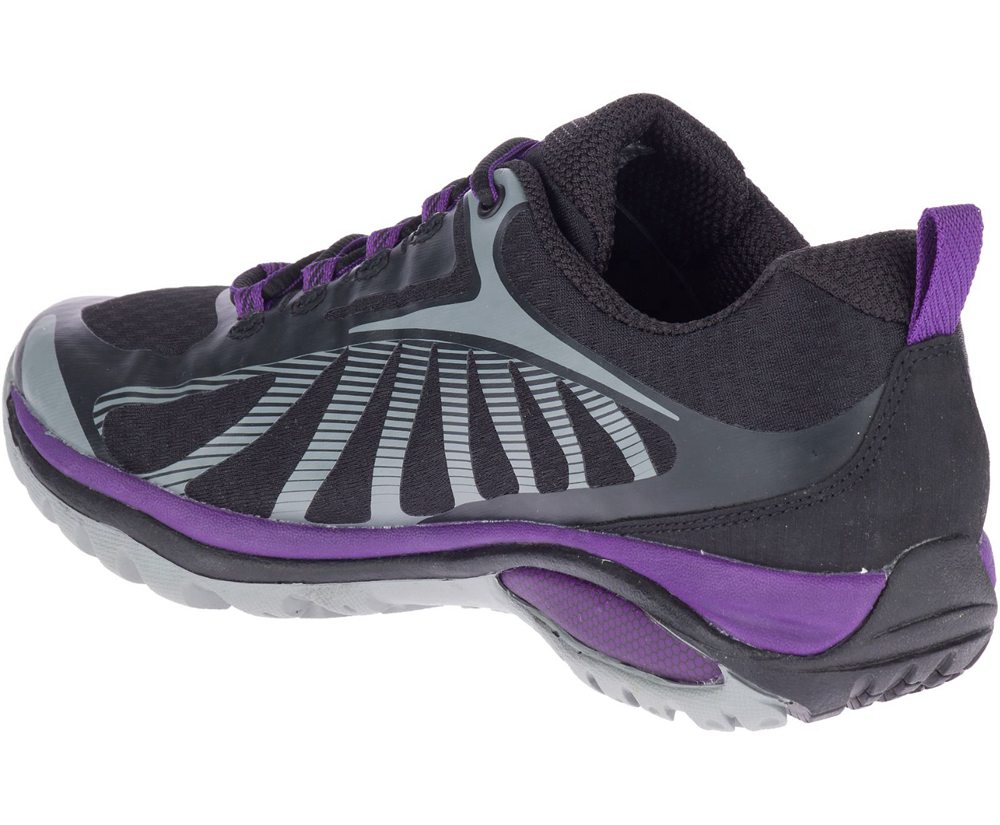 Merrell Hiking Shoes Black/Purple - Siren Edge 3 - Womens 39QPRNLUY